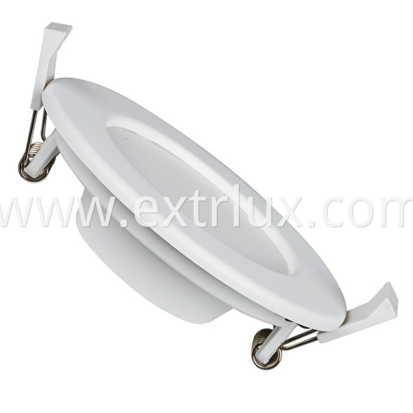 Plastics Recessed Round Downlight Right View